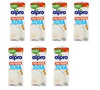 X7 Confezioni ALPRO Senza Zuccheri, Bevanda alla Soia 100% Vegetale Codice D