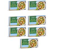 X7 Confezioni Dado vegetale per brodo con -30% di sale 20 cubi a confezione