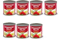 X7 Confezioni POMODORI PELATI INTERI IN SUCCO DI POMODORO 2,5kg a confezione