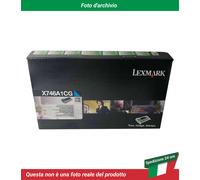 Lexmark Cartuccia Toner X746 X746A1CG Ciano Originale