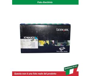 X746A3CG Lexmark X746 Cartuccia del Toner Ciano