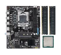 X79 Scheda Madre Set Kit LGA 1356 Xeon E5 2420 V2 CPU 8GB(2X4GB) DDR3 ECC Reg RAM Nvme M.2 MicoAtx E5V304