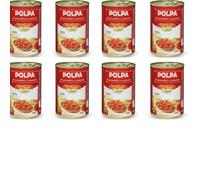 X8 Confezioni Polpa di pomodoro a pezzetti 400 g