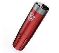 X8 Tattoo Maschine Pen Adjustable Speed Control Wireless Battery Tattoo Pen Tattoo Rotary Gun MCORE Motor Pen for Dot, liner, shader work (black)