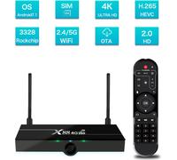 X88 4G Lte TV Box Android 9.0 2GB RAM 16GB Google Voice Assistant RK3328 4K Quad Core con SIM card Normative australiane
