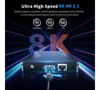 X88 PRO X5M Android 14 TV Box Amlogic S905X5M CPU 2.0GHz HDR 8k Dual Wifi 2.4G 5G BT5.0 1000M Lan 3D 4GB 32GB G10S