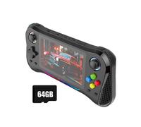 X8M Retro Video Handheld Game Console 64GB 20000+ Games 4.5inch IPS Screen Support Multiple Emulators Black