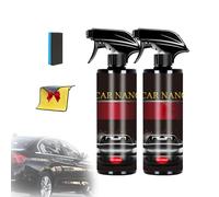 X9 Car Nano Synthetic Spray Sealant, Nuracoat Fluxfade Nano Cars Spray Scratch Remover,Polish and Wax Scratch Remover Kit For Clear Coat Cars,Waterless Wash Long-Lasting Shine (2pcs)