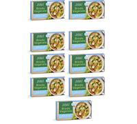 X9 Confezioni Dado vegetale per brodo con -30% di sale 20 cubi a confezione