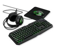 X9 Performance Combo tastiera e mouse da gioco con cuffie e tappetino per mouse, 4 in 1 RGB Gaming Bundle per Xbox One, PS5, PS4, PC