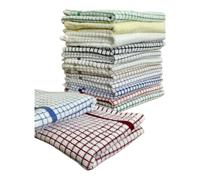 x9 strofinacci da tè Lamont Poli Dri 100% cotone panni cucina colori assortiti