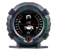 X95 Head Up Display Multifunzione Inclinometro Indicatori Di Pendenza Tachimetro GPS Chilometraggio Indicatori Digitali Montati Sul Veicolo Strumento Multifunzione(OBD-GREEN)