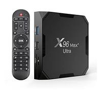 X96 Max Plus Ultra TV Box Android 11 Amlogic S905X4 4GB 32GB Supporto AV1 8K Dual Wifi BT con tastiera i8