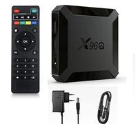 X96Q 2GB di RAM16GB di ROM Box Android TV Box Media Player Alta qualità (Android 9.0) con telecomando e cavo HDMI, lettore multimediale Box TV 4K