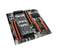 X99 Due schede madri del processore per il chipset X99 e per la memoria DDR4 LGA 2011 e LGA 2011-3 CPU Due CPU