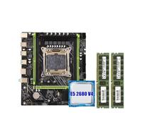 X99 motherboard combo kit set LGA 2011-3 E5 2680 V4 CPU DDR4 32GB (2PCS 16GB) 2133MHz ECC Memory