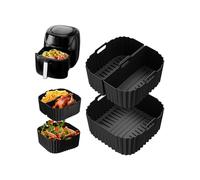 Xaarmonex Stampo in silicone per friggitrice ad aria calda Russell Hobbs Air Fryer XXL 8L 27170-56, 3 stampi in silicone per inserti in silicone per Russell Hobbs, Airfryer Accessories Liners silicone
