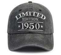 XacaYuerp Cappello da Baseball Ricamato Divertente per Donne e Uomini, Edizione Limitata 1950 1951 1952 1953 1954 1955 1956 1957 1957 1959, Nero, Taglia Unica