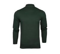 Xact Maglione da Uomo in Cotone a Collo Alto (Dark Khaki) XL