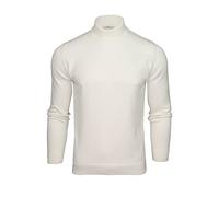 Xact Maglione da Uomo in Cotone a Collo Alto (Winter White) L