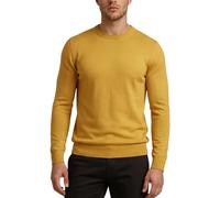 Xact Maglione Girocollo in Cotone al 100% per Uomo (Mustard) M