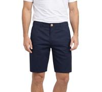 Xact Pantaloncini Uomo Chino Bermuda Cotone Stretch Regolare Pantaloni Corti Estivi Casual Golf Eleganti Tasche Zip Twill Leggeri Vacanza Lavoro (Navy) 34