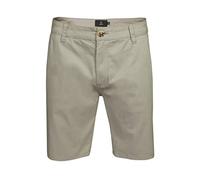Xact Pantaloncini Uomo Chino Bermuda Cotone Stretch Regolare Pantaloni Corti Estivi Casual Golf Eleganti Tasche Zip Twill Leggeri Vacanza Lavoro (Frost Grey) 32