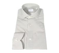 Xacus - Slim Fit Camicia Attiva Verde Microfantasia - - Shirts - Uomo - Verde - 2XL