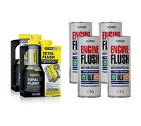 Xado Set - 2x Detergente Motore Olio Pulizia Additivo + 4 Litri Olio di Lavaggio