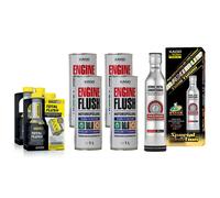 Xado Set 2x Motore Pulizia+4L Olio Lavaggio+Motore Usura Protezione OlioAdditivo