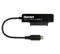 XADTC-SATA Hamlet Adattatore USB 3.1 Type-C to SATA III per collegare hard disk