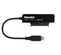XADTC-SATA Hamlet Adattatore USB 3.1 Type-C to SATA III per collegare hard disk