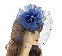 XAGMODSHN 1920s Vintage Flapper Copricapo Con Nero Clip Di Capelli Fiore Netto E Forcina Accessori Per Capelli Per Le Donne Ragazze