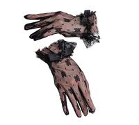 XAGMODSHN 2pcs Bride Mittens Driving Gloves Lace Glove Shawl Sunscreen Lolitas Mittens Enhancing Wedding Attires Evening Party Gloves