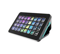 XAGMODSHN 32 Programmable Keyboard with Visual Control for Multiple Task Efficiency in Various Applications Video Editing Keyboards