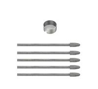 XAGMODSHN 5/10pcs Unità Premium Feltro Scrittura Pennini Con Clip di Trasporto Gestione Linea Naturale Per KD200 PW517 PW110 Resistente all'usura Feltro Pennini