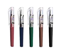 XAGMODSHN 5PCS Penna Gel 0.5mm Ad Asciugatura Rapida Inchiostri Neri Breve Formato Tascabile Penna Gel Per Scrivere Diario Ufficio Scuola Forniture