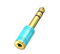 XAGMODSHN Adattatore in metallo da 3,5 mm a 6,35 mm con design ottimizzato HIFI e alloggiamento in metallo per un connettore acustico schermato dal suono minimo