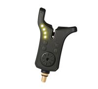 XAGMODSHN Allarme Pesca a LED con Design indicatore Luminoso, sensibilità Regolabile e Controllo ' impostazione del Suono, Base filettata 3/8 per Uso a Allarme Pesca elettronico Asta Allarme LED Tono