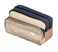 XAGMODSHN Astuccio per matite di colore a contrasto Sacchetto di matite trasparenti Grande Capacità Penna Stile Giapponese Penne Chiaro Stili Giapponesi Penna Scuola, B