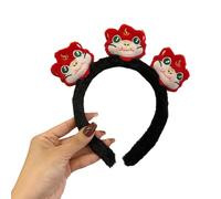 XAGMODSHN Bella fascia a serpente in peluche per anno di celebrazione del serpente confortevole cerchietto per feste di primavera