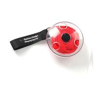 XAGMODSHN Borsa della spesa pieghevole portatile a forma di disco piattino per generi alimentari viaggi e avventure all'aperto riutilizzabile spalla pieghevole drogheria, Rosso, One Size