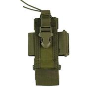 XAGMODSHN Borsa radio in nylon, borsa per interfono per accessori a due vie Talkie Bag, Verde militare, as described