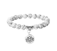 XAGMODSHN Braccialetto elastico alla moda regolabile con perline rotonde, elegante accessorio per donne e uomini, multistrato impilabile, Misura unica, come descritto