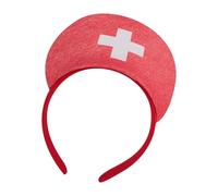 XAGMODSHN Cappello da infermiera con croci, comodo cerchietto creativo per feste a tema, cosplay, accessorio da infermiera