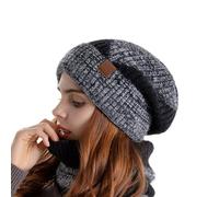 XAGMODSHN Cappello Trapper Addensare Ushanka Caldo Inverno All'aperto Costume Accessorio Caldo Ushanka Scaldacollo Trapper Neck Gaiter Cappello Donna Inverno, Nero , Taglia unica