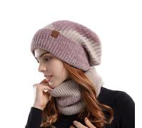 XAGMODSHN Cappello Trapper Addensare Ushanka Caldo Inverno All'aperto Costume Accessorio Caldo Ushanka Scaldacollo Trapper Neck Gaiter Cappello Donna Inverno, B, Taglia unica