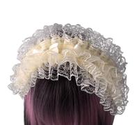 XAGMODSHN Cerchietto per capelli alla moda in pizzo con motivo a farfalla, per Halloween, da indossare tutti i giorni
