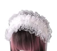 XAGMODSHN Cerchietto per capelli alla moda in pizzo con motivo a farfalla, per Halloween, da indossare tutti i giorni