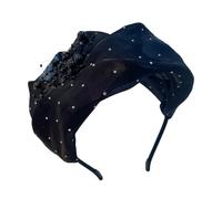 XAGMODSHN Cerchietto per capelli in stile vintage, da donna, per serate ed eventi serali